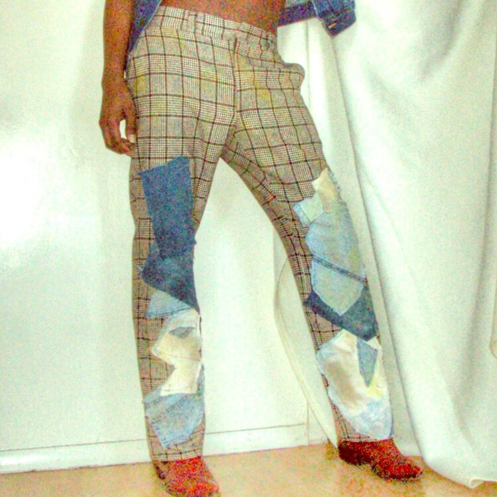 Custom made wool slacks.